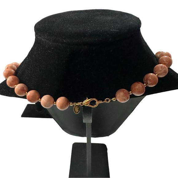 Vtg Signed Joan Rivers Peaches & Cream Graduated Glass Pearl Bead Necklace 24” - Picture 10 of 14